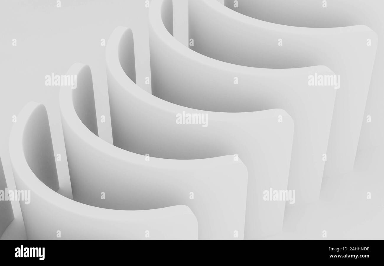 Carte blanche abstract concept domino blocs 3d illustration de rendu d'arrière-plan Banque D'Images