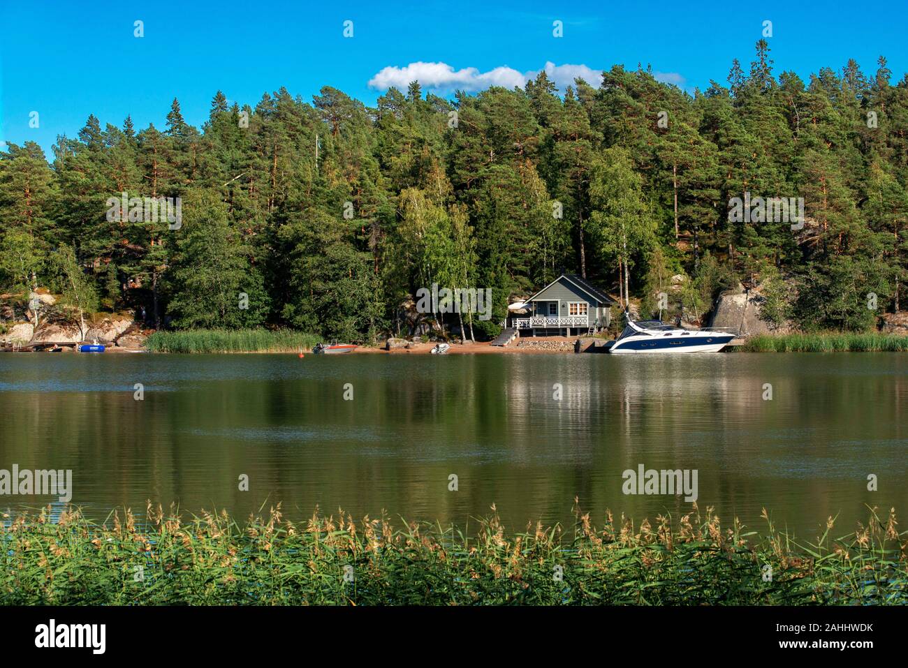 Le sud-ouest de la Finlande, près de l'archipel de Kustavin Savipaja. L'archipel ou Saariston rengastie rocade est plein de choses à voir, à faire et à faire. Le Bartos Banque D'Images