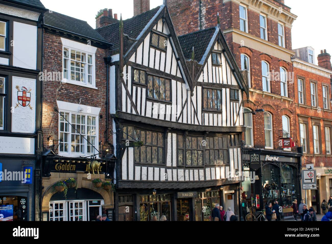 Le Golden Fleece York's Most hanted Pub, Royaume-Uni Banque D'Images
