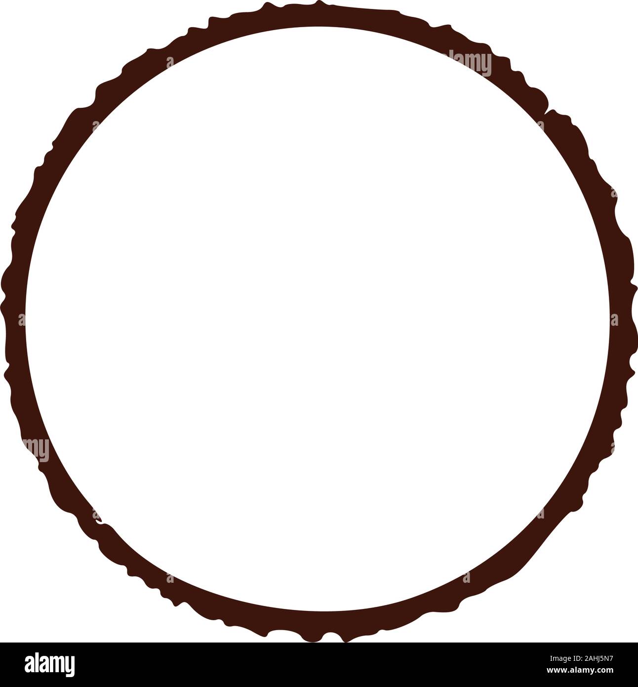 Cercle de la souche d'arbre contour. Icône de signe de bois. L'anneau de l'arbre. Vector illustration isolé sur fond blanc. Illustration de Vecteur Cercle de la souche d'arbre contour. Icône de signe de bois. L'anneau de l'arbre. Vector illustration isolé sur fond blanc. Illustration de Vecteur