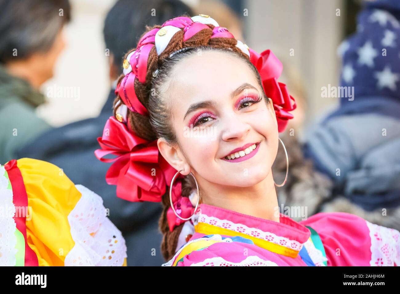 Covent Garden, Londres, le 30 mai 2019. Carnaval del Pueblo colorés