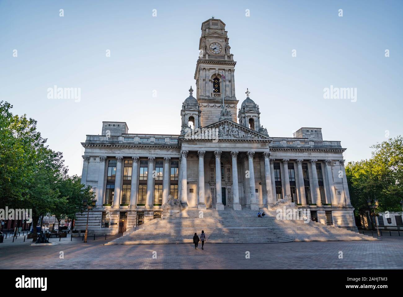 Portsmouth Guildhall Guildhall Square building en Angleterre Southsea Portsmouth Banque D'Images