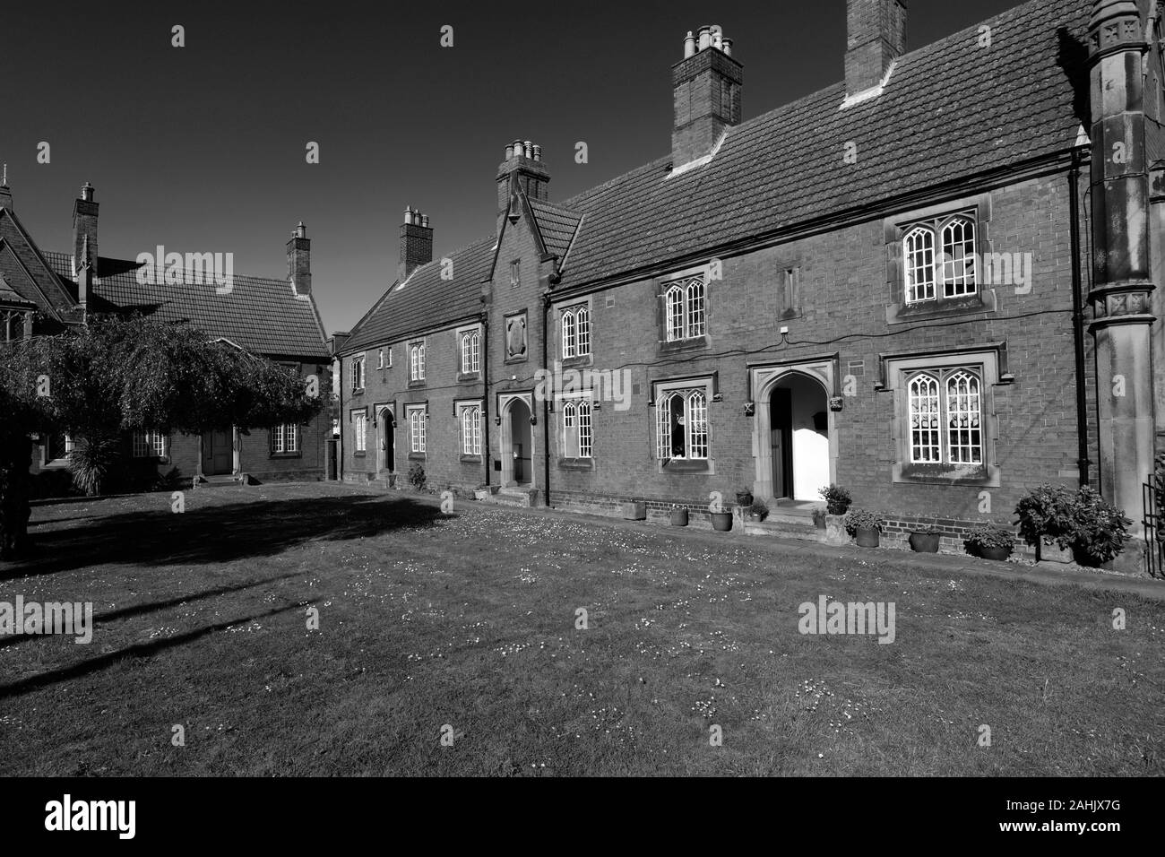 L'Gamlyn Hospices, Church Street, Spalding, centre ville ; Lincolnshire County ; Angleterre ; UK Banque D'Images