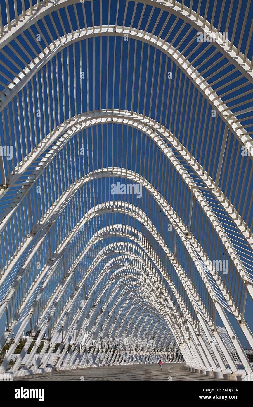 Complexe sportif olympique par Calatrava, Athènes, Grèce Banque D'Images