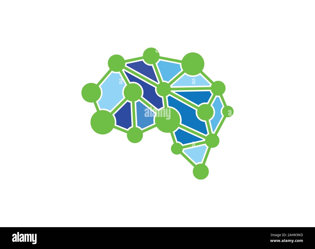 Connexion du cerveau. conception de logo logo cerveau numérique modèle, logo du cerveau. L'icône du cerveau. L'icône de remue-méninges.idées de Logo. Concept idée pense Illustration de Vecteur