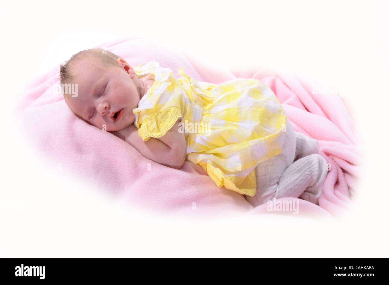 Bébé nouveau-né, petit enfant Banque D'Images