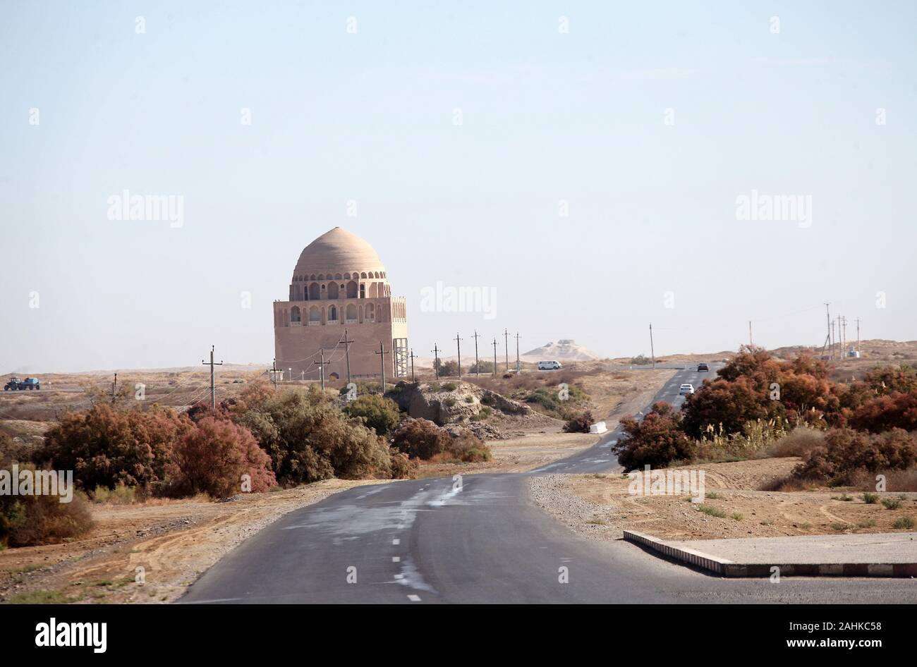 Parc national historique et culturel de l'Ancienne Merv au Turkménistan Banque D'Images