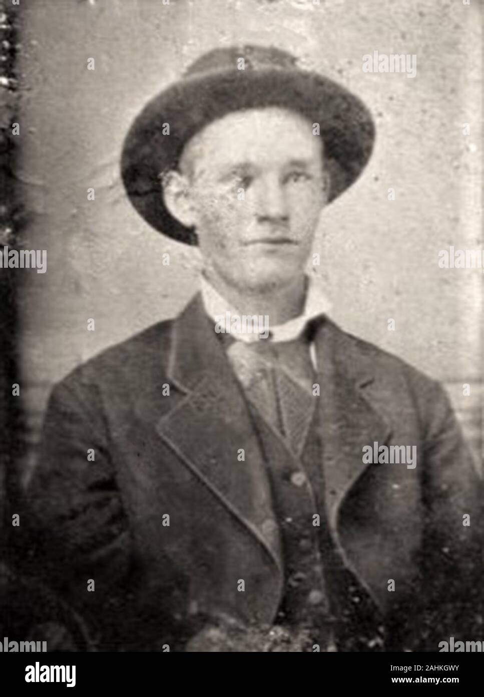 Robert Woodson 'Bois' Hite (1850 - 1881) outlaw et cousin de Frank et Jesse James. Il a été membre de la gang James-Younger Banque D'Images