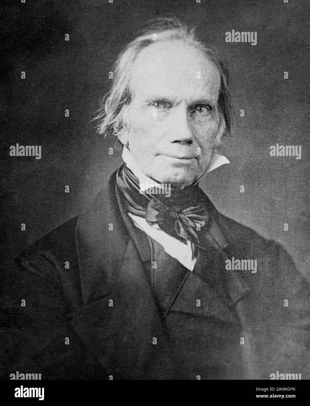Henry Clay S. (1777 - 1852) Avocat et homme d'État américain qui a représenté le Kentucky aux États-Unis Sénat et Chambre des représentants des États-Unis, a servi comme septième président de la Chambre des représentants des États-Unis, et a été le neuvième secrétaire d'État américaine Banque D'Images