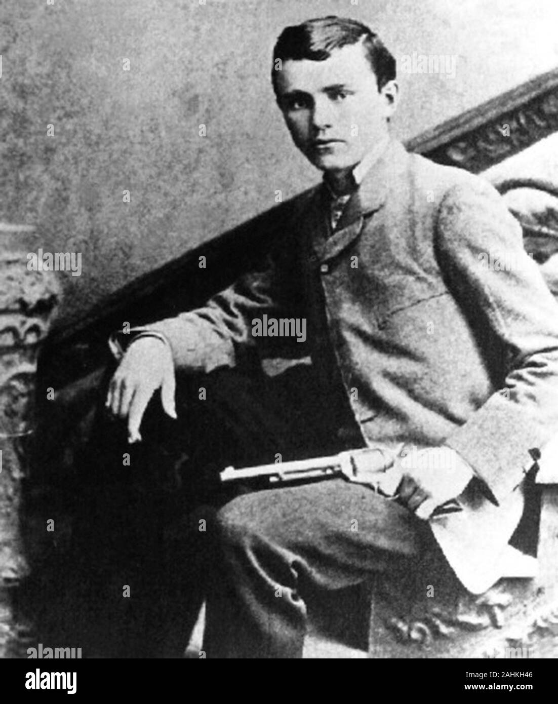 Robert Ford, Robert Newton Ford (1862 - 1892) American outlaw qui a tué son chef du gang Jesse James en avril 1882 Banque D'Images