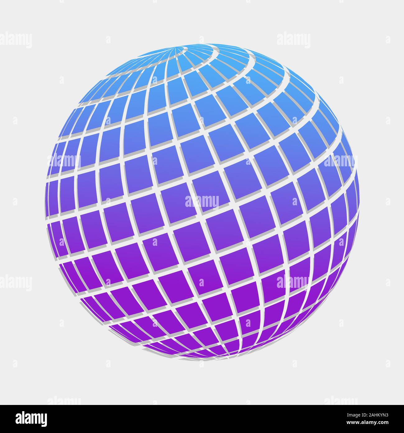 Logo couleur circle square abstract vector illustration Illustration de Vecteur
