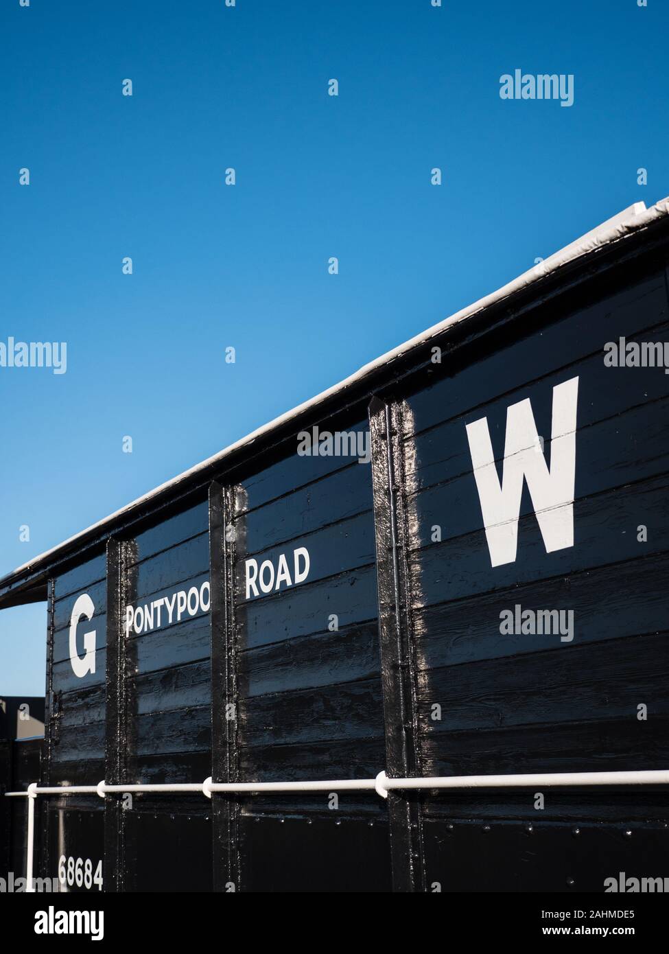 Crapaud A 20 T Brake Van, Didcot Railway Center, Oxfordshire, Angleterre, Royaume-Uni, GB. Banque D'Images