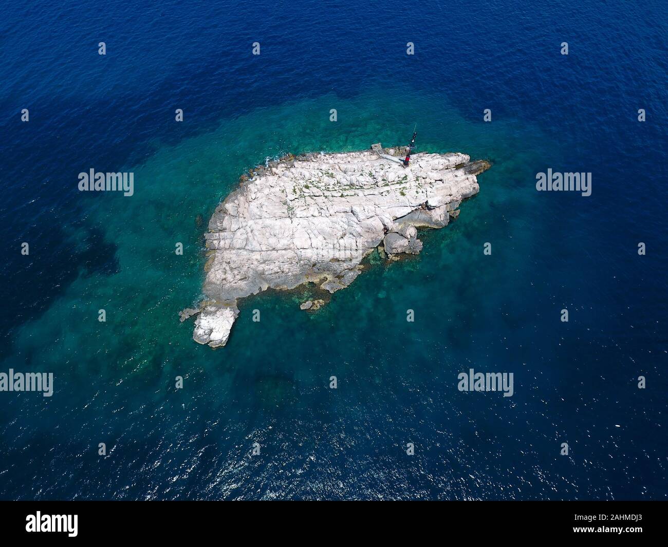 Île de Kalebinjak, Croatie Banque D'Images