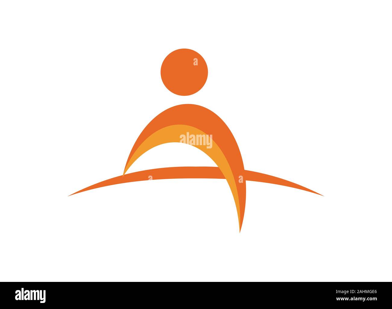 Connecter les gens, les médias sociaux Modèle Logo personnes réseau logo, vecteur de la famille, modèle de conception de logo pour une entreprise de consultation, de communication Logo Illustration de Vecteur