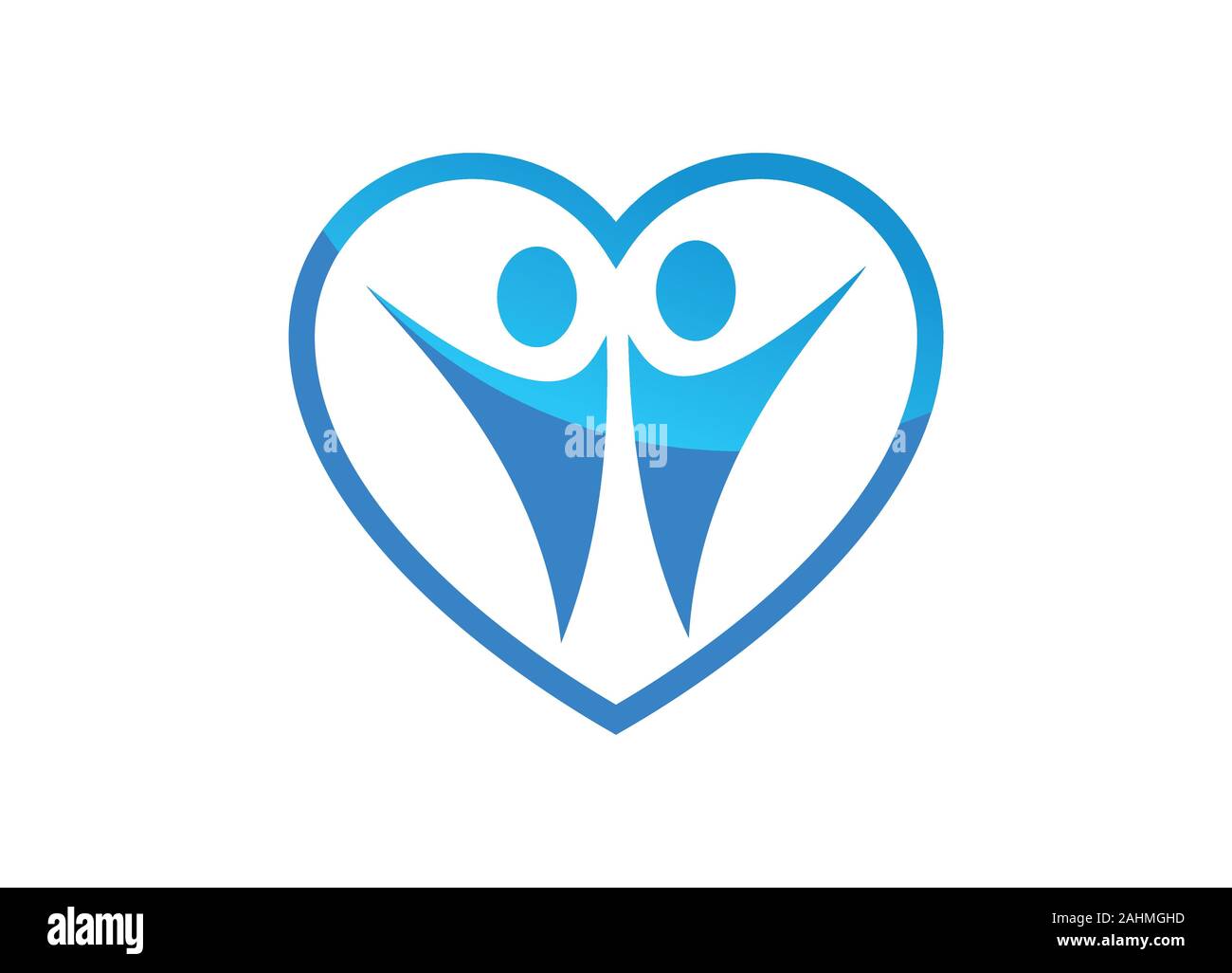 Connecter les gens, les médias sociaux Modèle Logo personnes réseau logo, vecteur de la famille, modèle de conception de logo pour une entreprise de consultation, de communication Logo Illustration de Vecteur