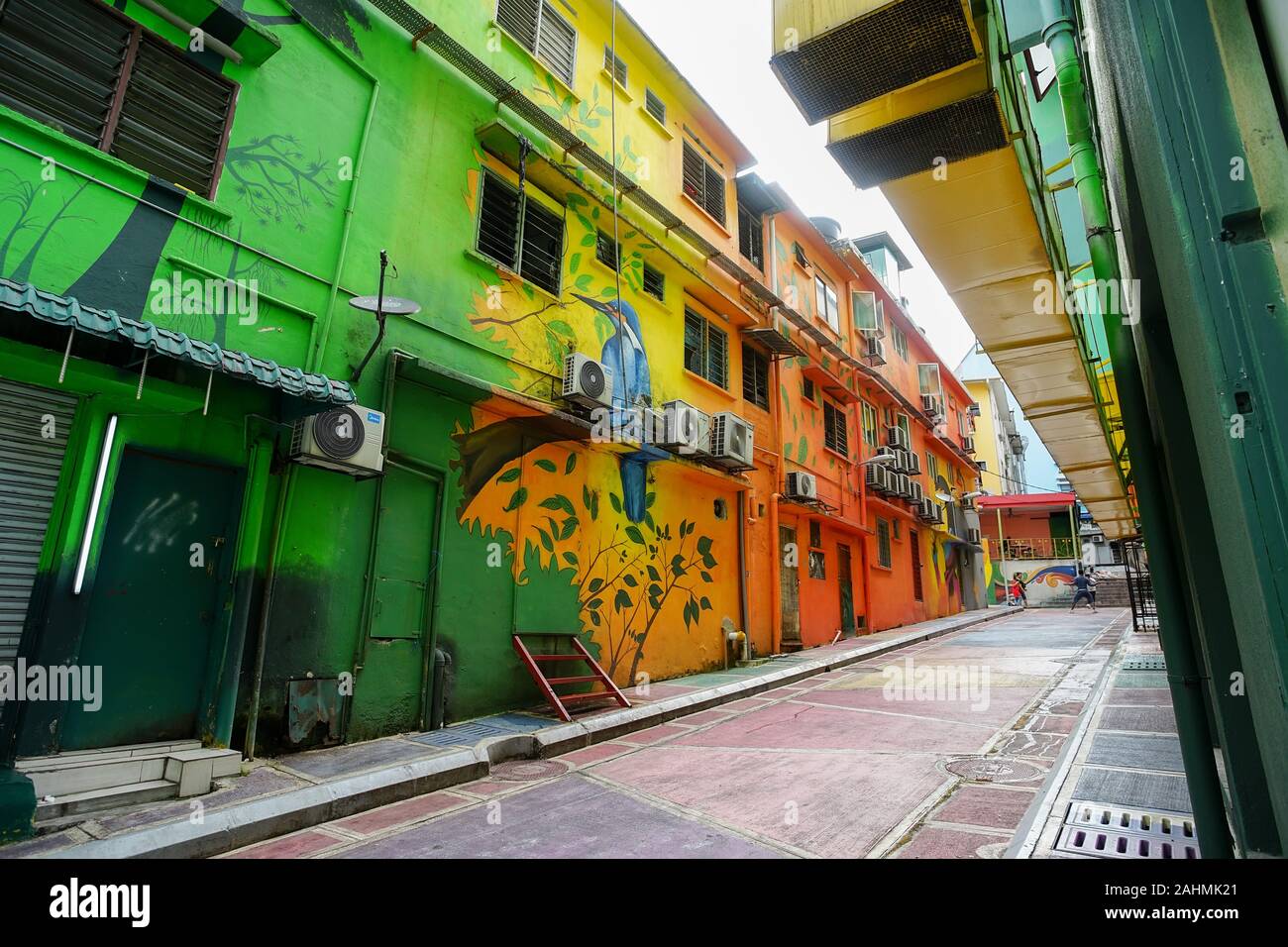 Kuala Lumpur, Malaisie - 9 novembre, 2019 : le célèbre voyage destinations street art de Jalan Alor dans la ville de Kuala Lumpur, Malaisie. Banque D'Images Kuala Lumpur, Malaisie - 9 novembre, 2019 : le célèbre voyage destinations street art de Jalan Alor dans la ville de Kuala Lumpur, Malaisie. Banque D'Images