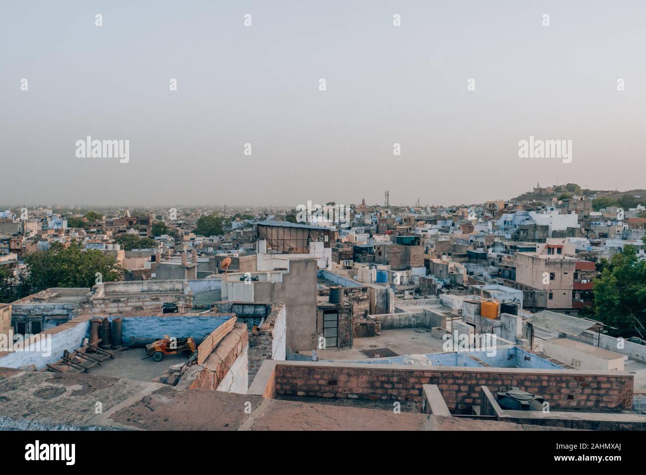 Blue ville de Jodhpur, Inde Banque D'Images