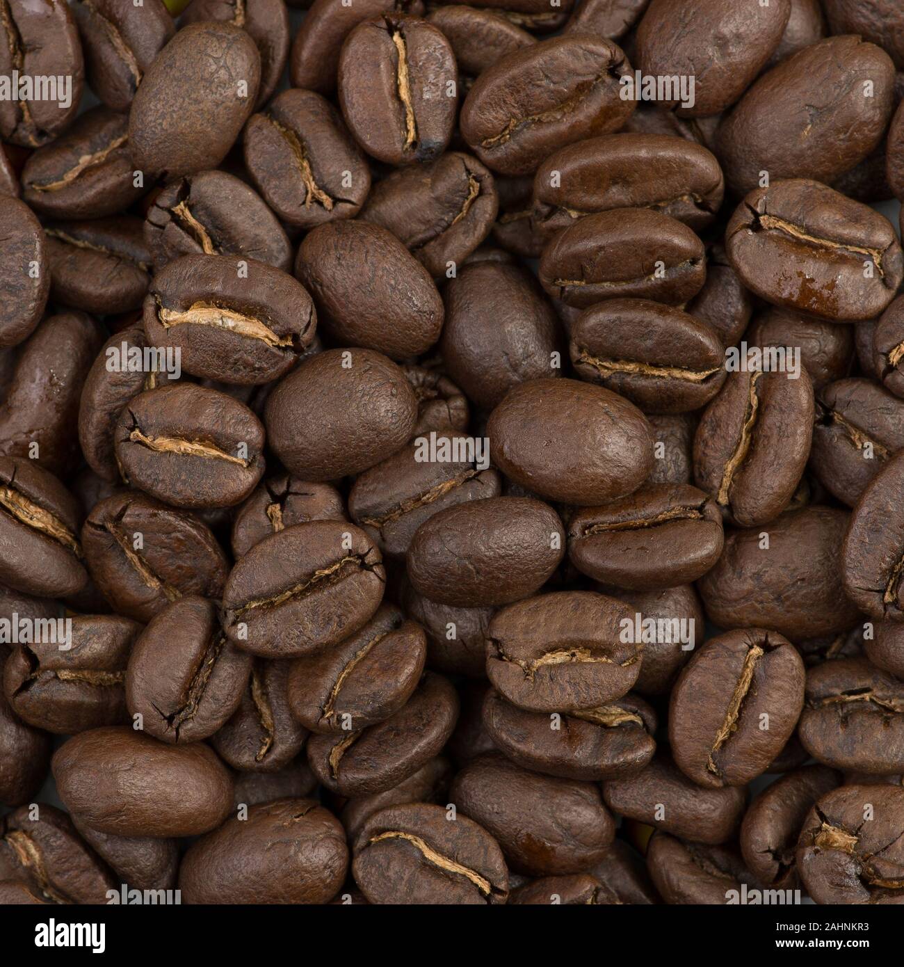 Les grains de café Columbia Supremo Banque D'Images