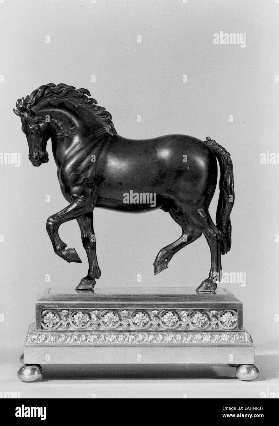 Giovanni da Bologna. L'amble (l'un d'une paire). De 1600 à 1650. La Flandre. Bronze avec dorures Banque D'Images