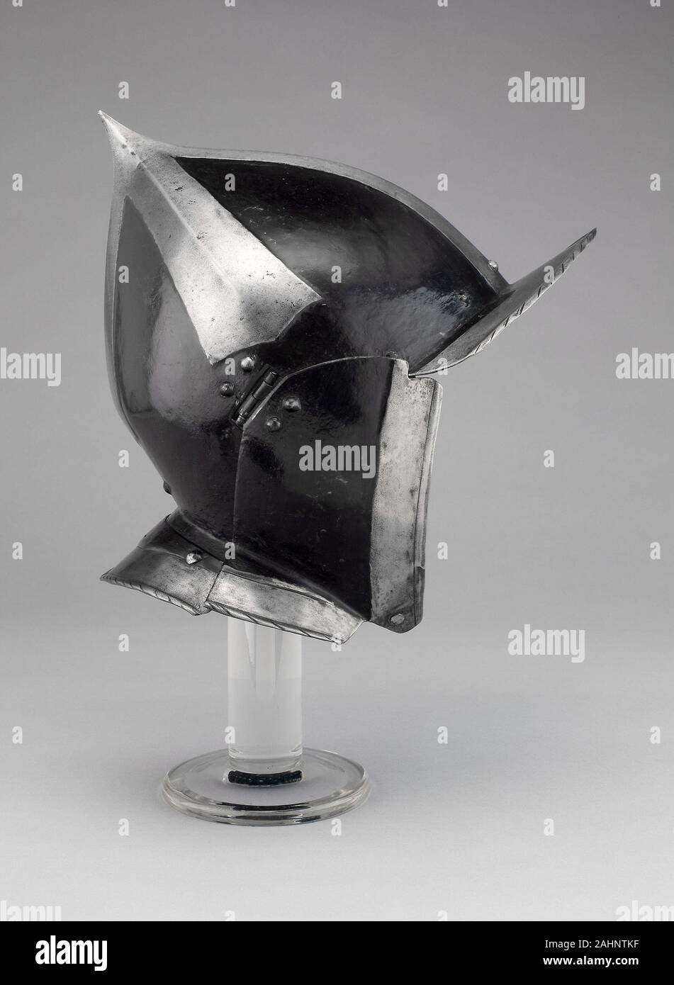 Burgonet. 1550-1570. Le sud de l'Allemagne. Steel Banque D'Images