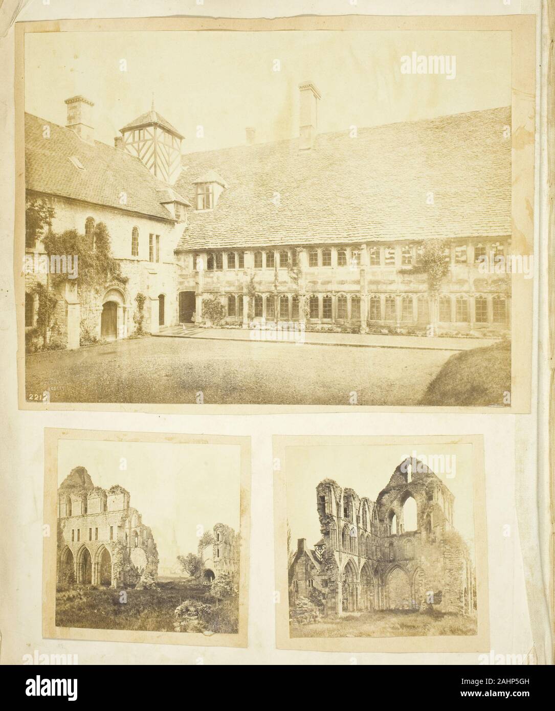 Inconnu. Untitled (Infirmières de l'album). 1840-1860. L'Angleterre. Albumen prints (82) avec des dessins (6) et la gravure (3) Banque D'Images