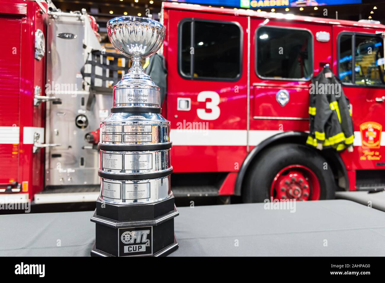 27/01/19 Défi BFit Bruins Foundation Banque D'Images