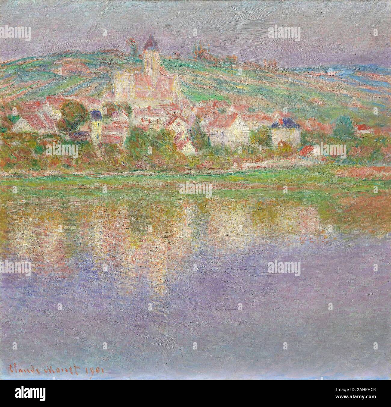 Claude Monet. Vétheuil. 1901. La France. Huile sur toile de Claude ...