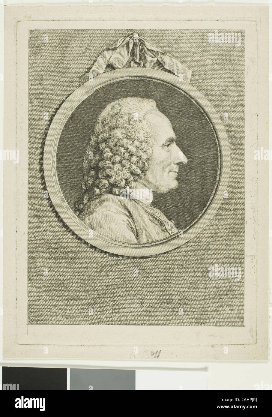Charles-Nicholas Cochin, la plus jeune. J.B. Restout. 1735-1790. La France. La gravure sur vélin crème Banque D'Images Charles-Nicholas Cochin, la plus jeune. J.B. Restout. 1735-1790. La France. La gravure sur vélin crème Banque D'Images