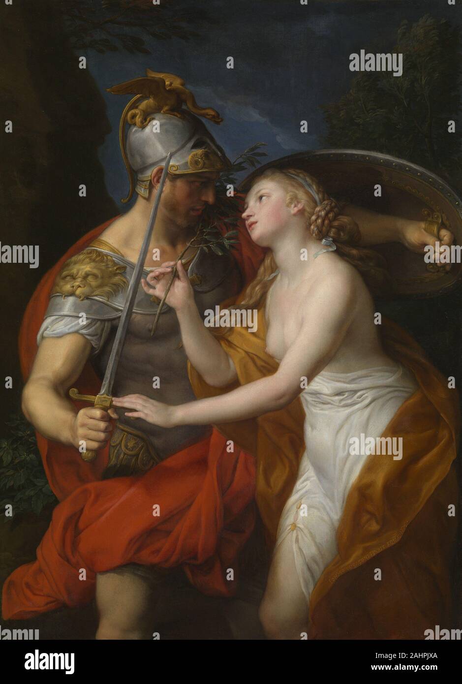 Pompeo Girolamo Batoni. Allégorie de la paix et de la guerre. 1776. L'Italie. Huile sur toile Banque D'Images