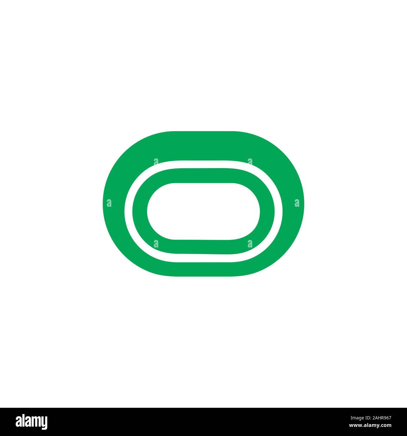 Logo cercle ovale vecteur géométrique Illustration de Vecteur