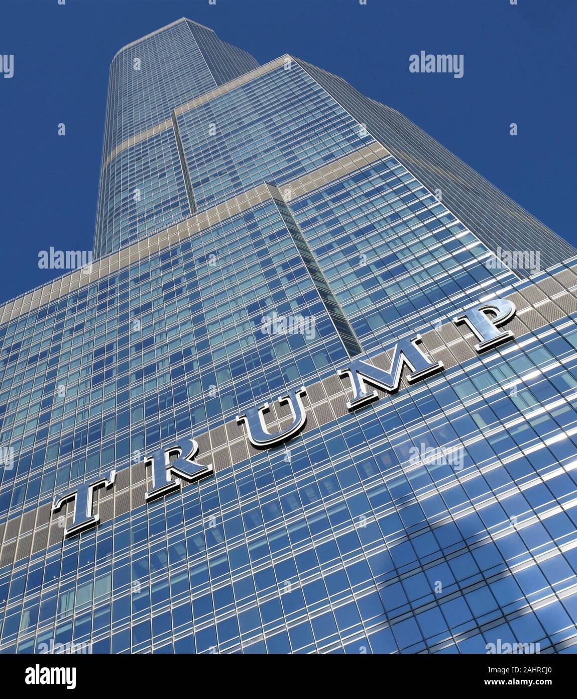 Trump International Hotel & Tower à Chicago Banque D'Images
