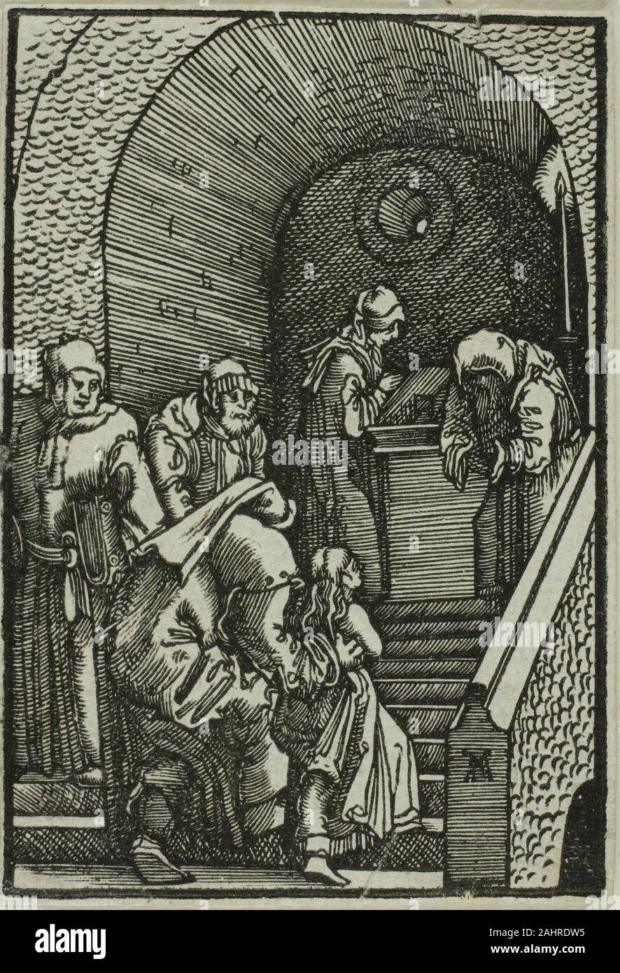 Albrecht,. Présentation de la Vierge, de la chute et de la rédemption de l'homme. 1510-1518. L'Allemagne. Gravure en noir sur papier vergé ivoire Banque D'Images