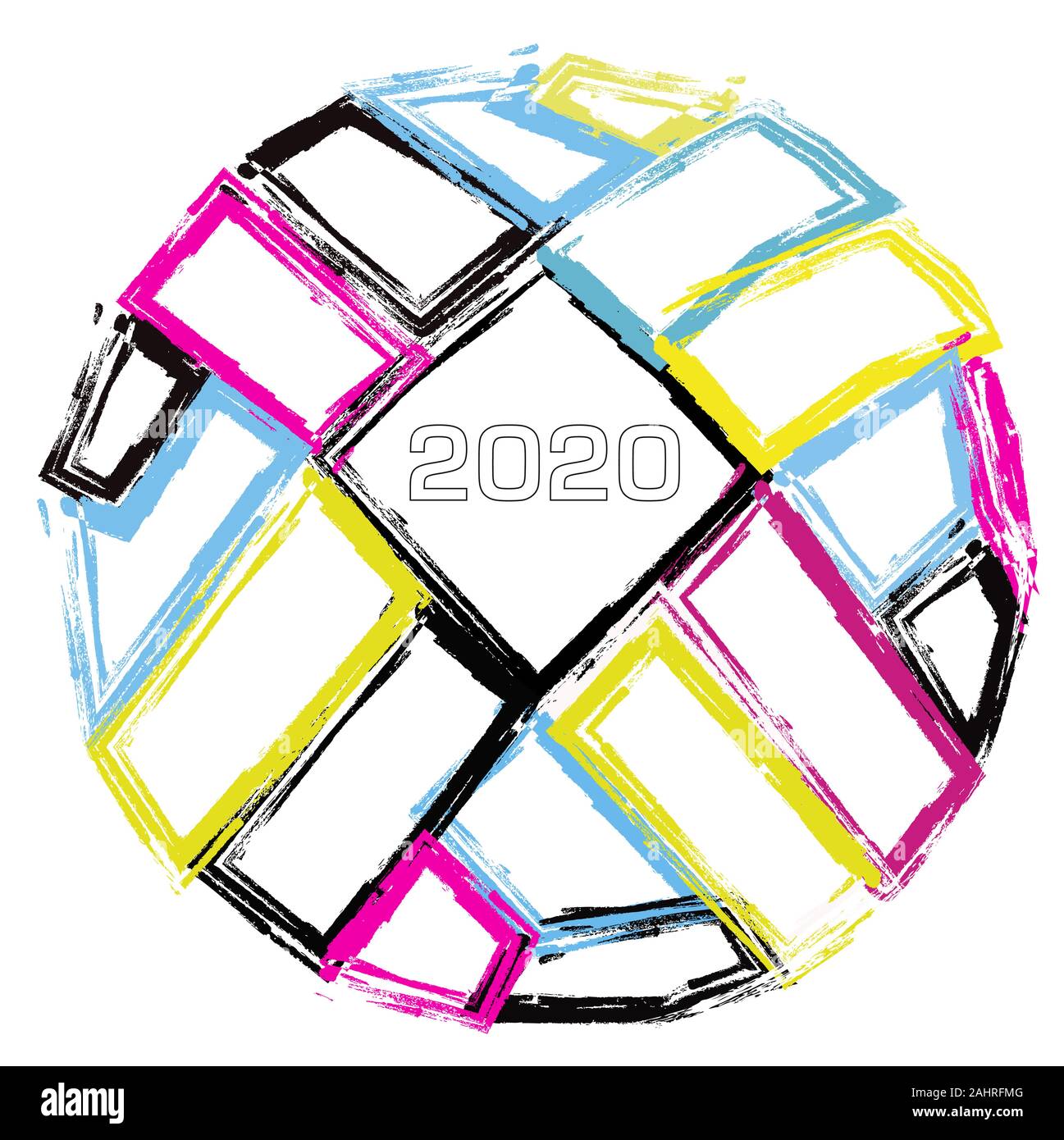 Football Euro 2020 Illustration de Vecteur