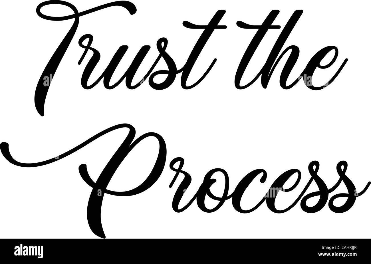 La Pensee Positive La Typographie Pour Imprimer Ou Utiliser Comme Affiche Carte Flyer Ou T Shirt Image Vectorielle Stock Alamy