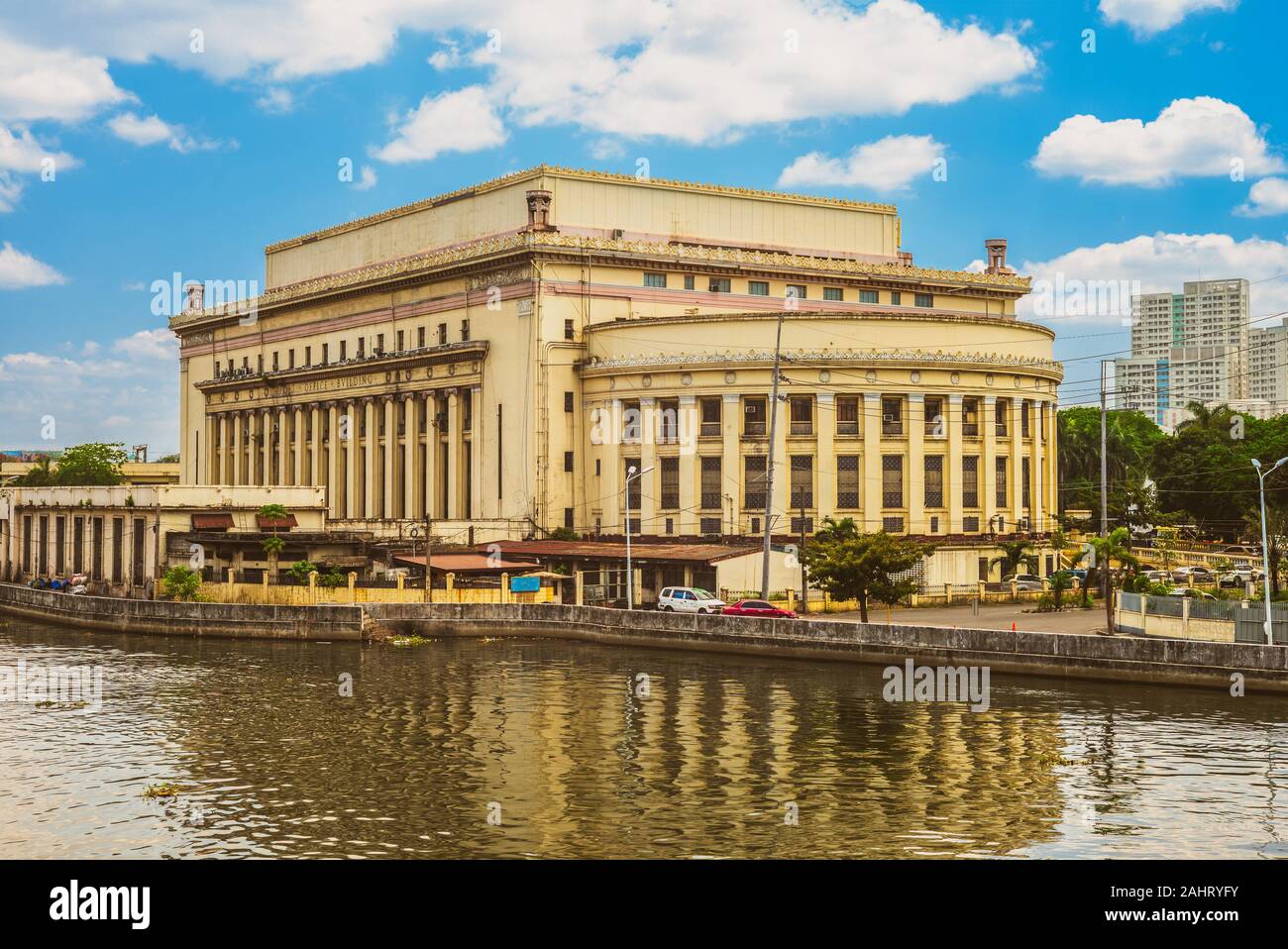 Bureau de poste central de Manille aux Philippines Banque D'Images