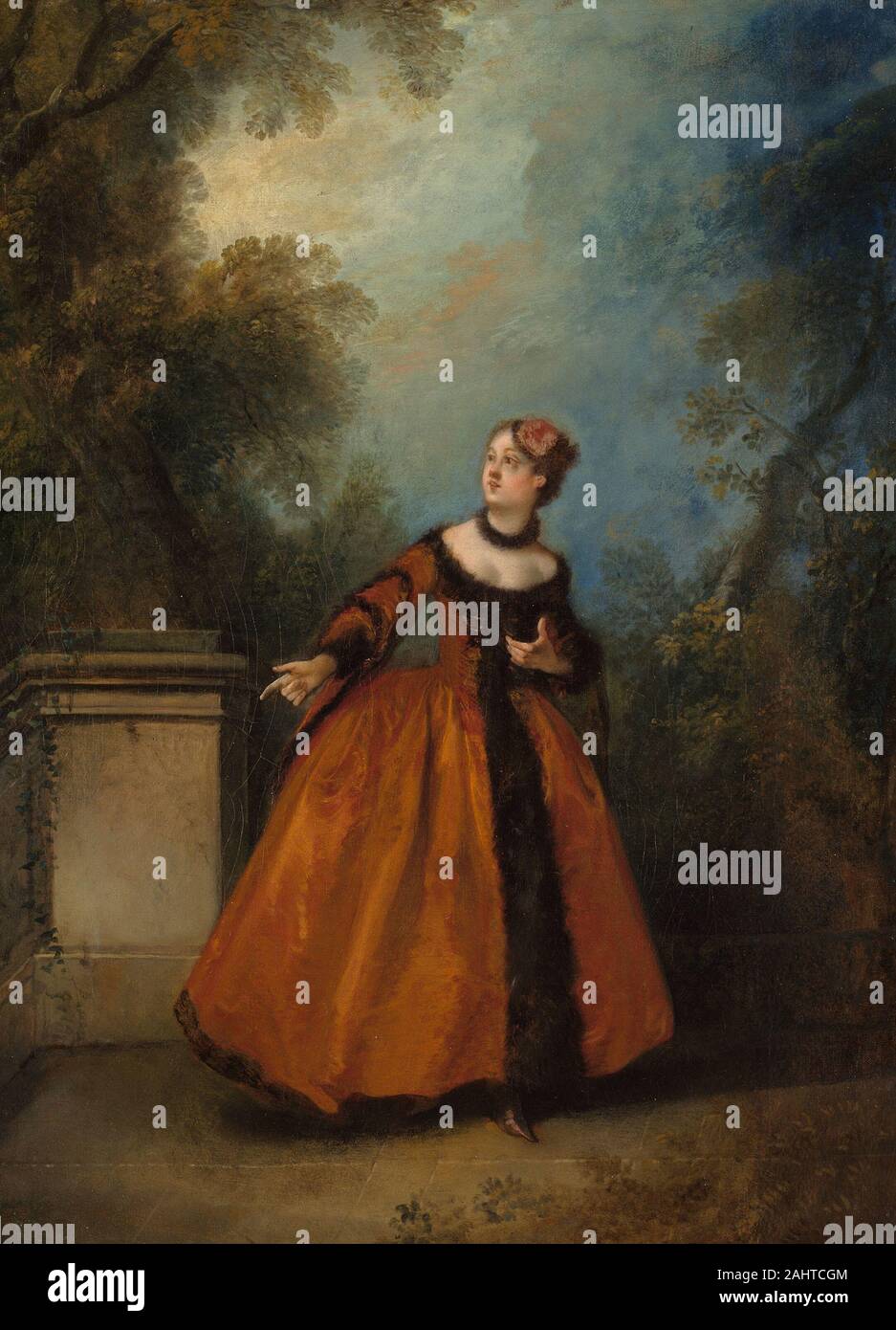 Nicolas Lancret. La belle femme grecque. 1731-1736. La France. Huile sur toile Banque D'Images