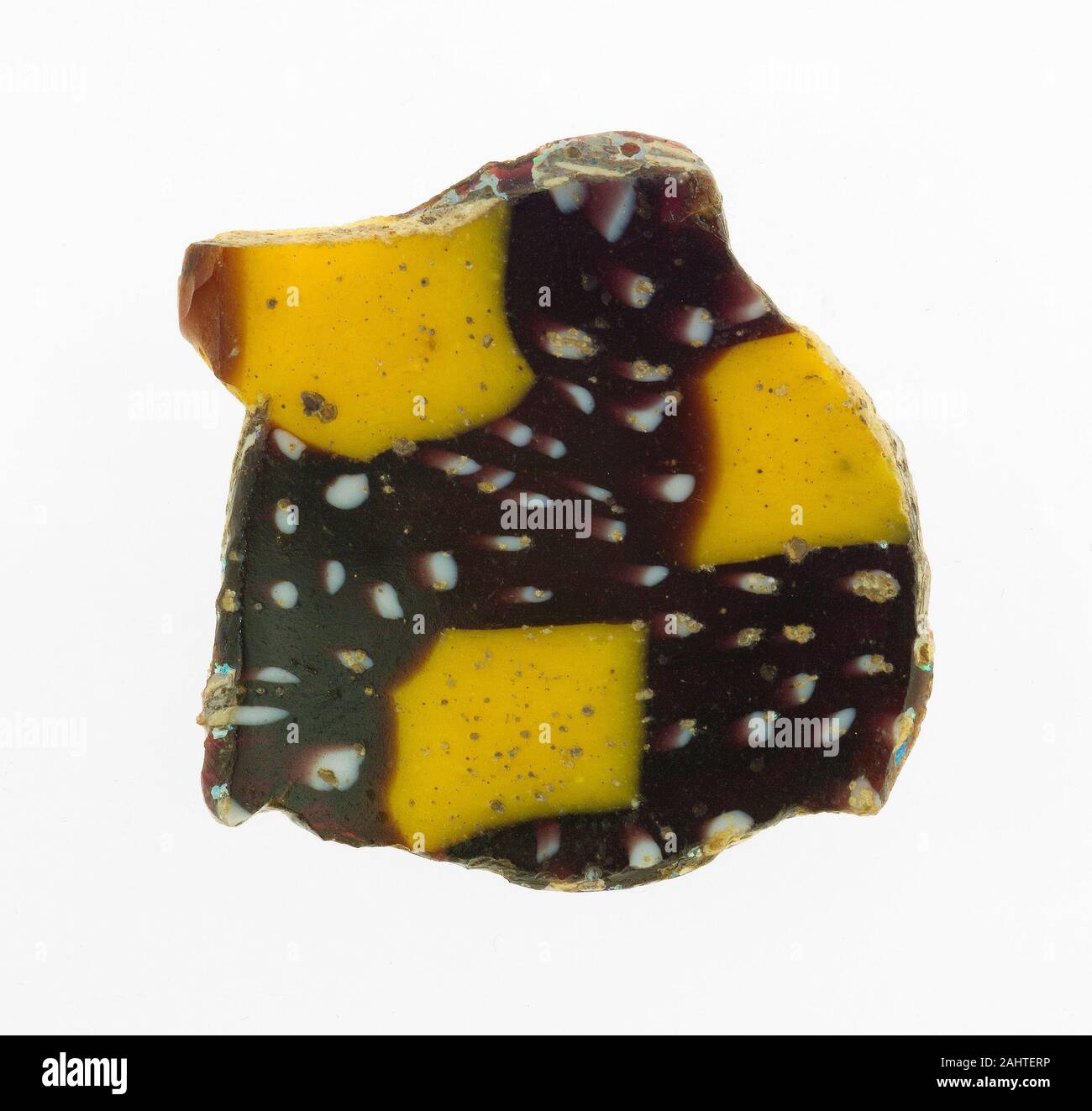 Ancienne cité romaine. Fragment d'un navire. 100 BC-AD 100. L'Empire romain. Mosaïque de verre, technique de verre Banque D'Images