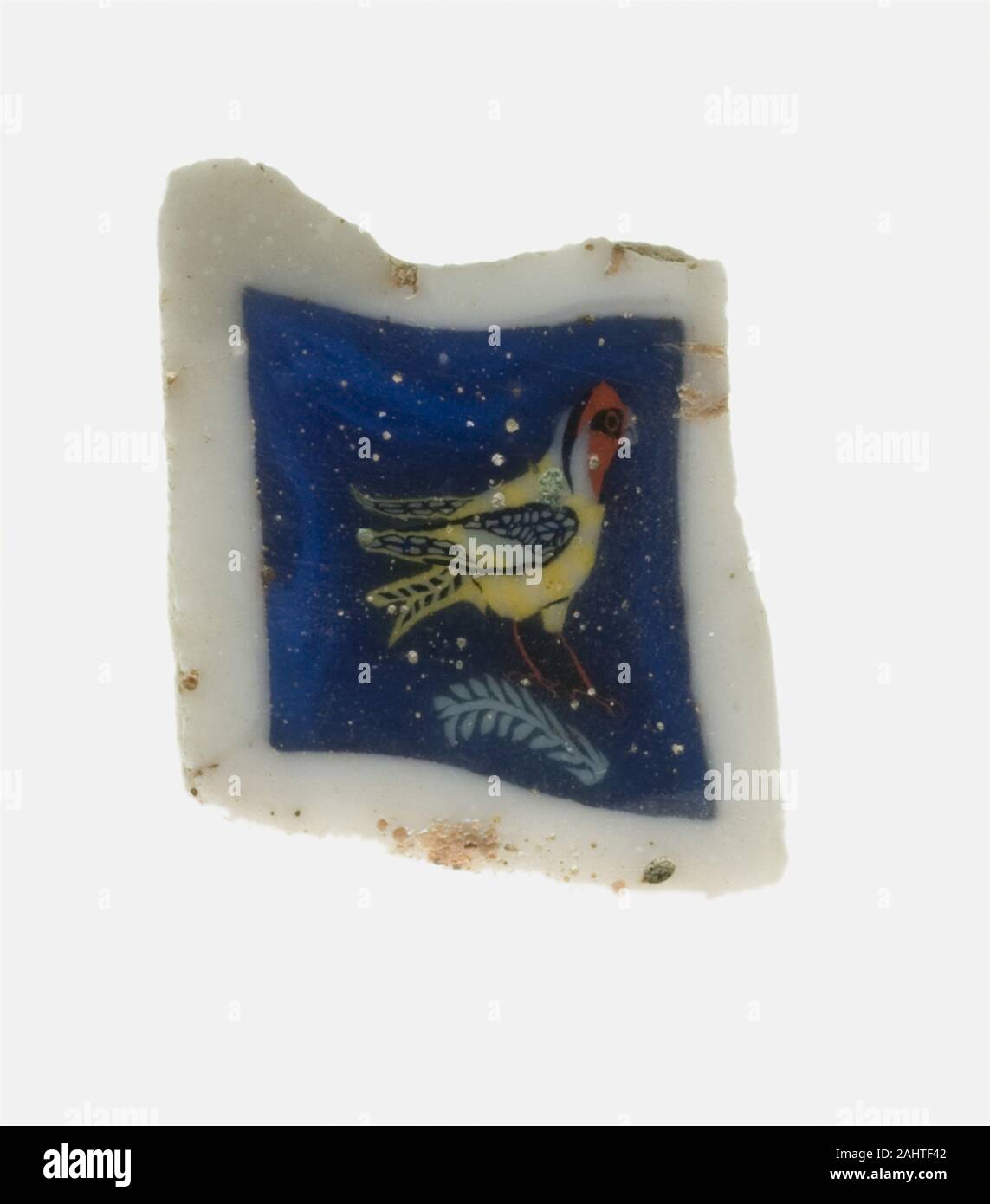 Egypte antique. Fragment d'un Inlaly représentant un oiseau. 304 av. J.-C.-B. 30. L'Égypte. Une technique de mosaïque de verre, Banque D'Images