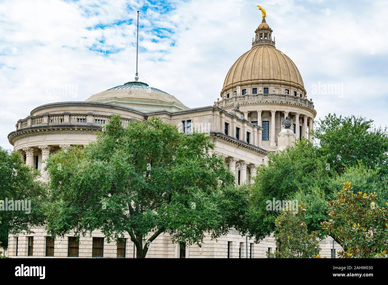 Extérieur de la Mississippi State Capitol Building à Jackson Banque D'Images