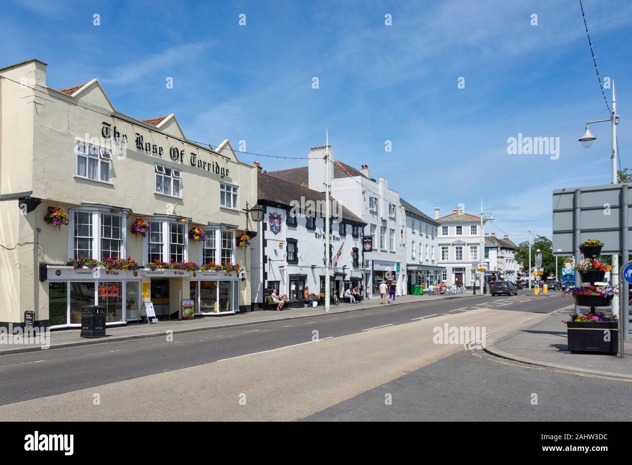 Le quai, Bideford, Devon, Angleterre, Royaume-Uni Banque D'Images