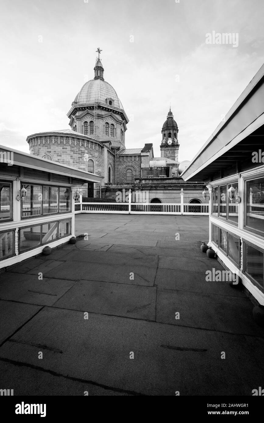 La Cathédrale de Manille, dans Intramuros, Manille, Philippines Banque D'Images