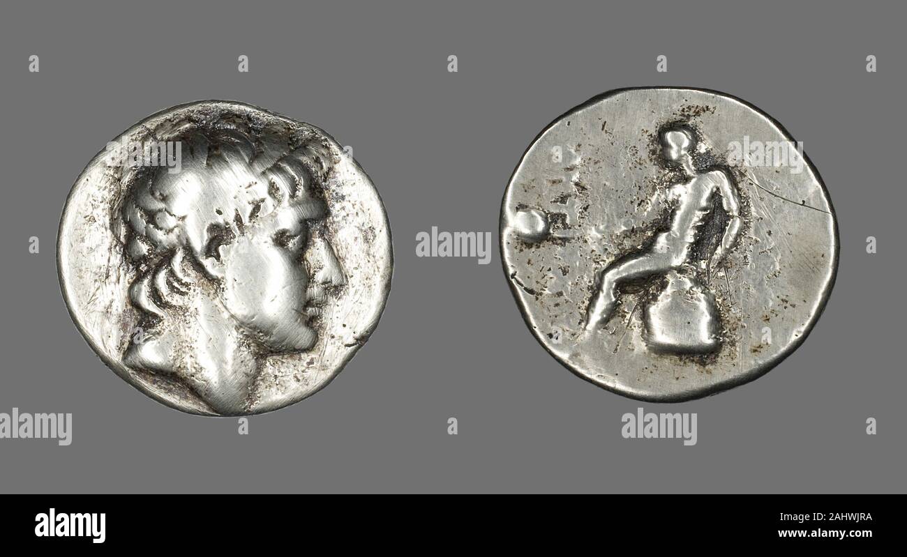 Le grec ancien. Tetradrachme (Coin) Représentant Antiochos I, II ou III ( ). 300 av. J.-C.-B. 101. La Syrie. Silver Banque D'Images