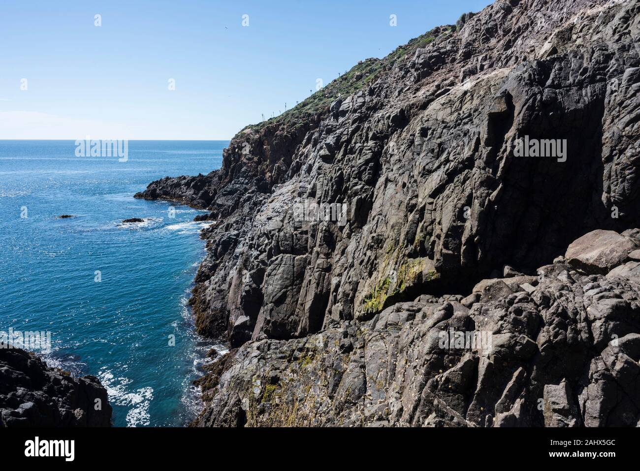 La Bufadora, site touristique à Ensenada, Baja California Norte, Mexique Banque D'Images