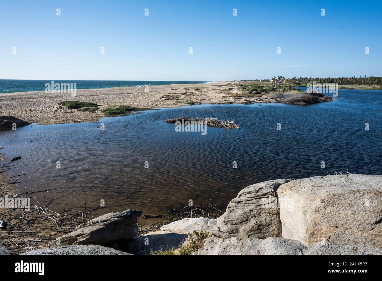 Todos Santos Beach, Basse Californie, Mexique Banque D'Images