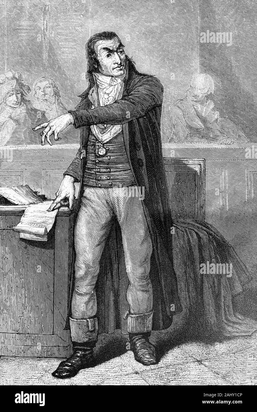 Antoine Quentin Fouquier-Tinville. Procureur pendant le règne de la ...