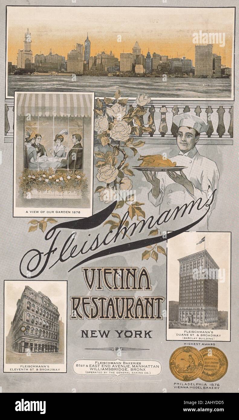 Fleischmann's Restaurant de Vienne. Buttolph, Frank, 18501924