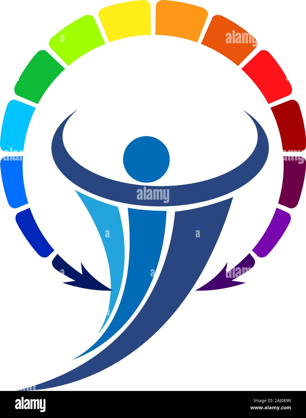 Logo de personnes Banque D'Images