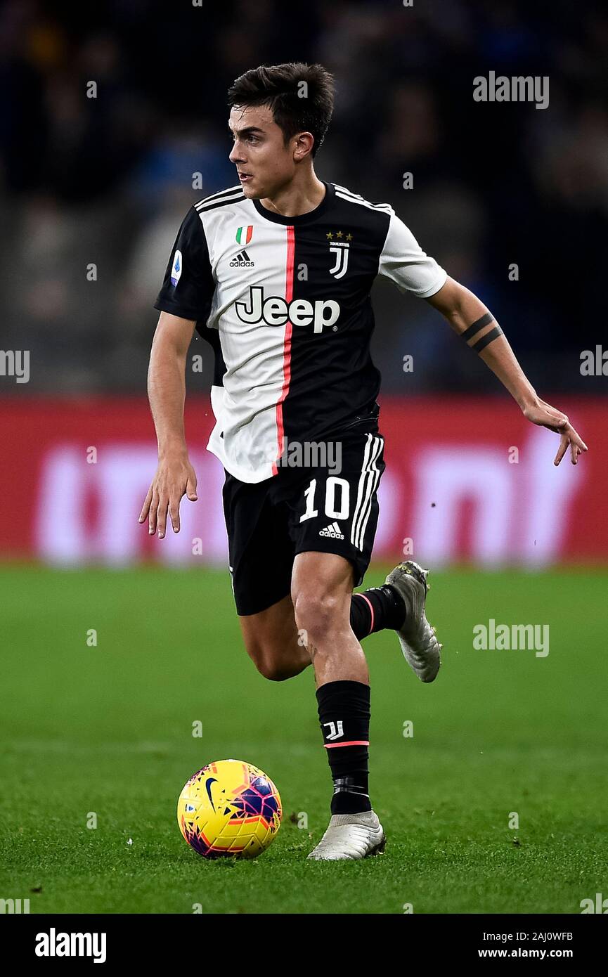 Gênes, Italie. 18 Décembre 2019 : Paulo Dybala de la Juventus en action au cours de la série d'un match de football entre l'UC Sampdoria et la Juventus. La Juventus a gagné 2-1 sur l'UC Sampdoria. Credit : Nicolò Campo/Alamy Live News Banque D'Images