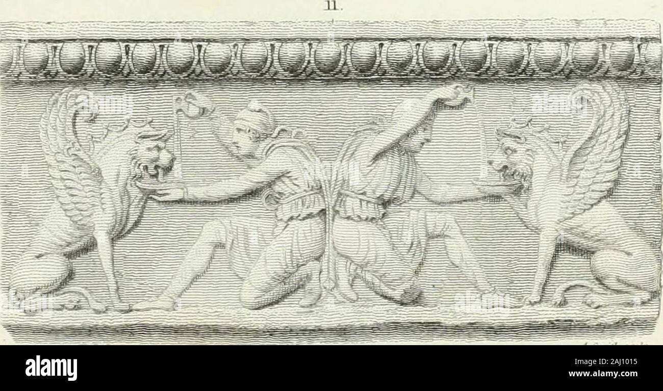 Une description de la collection de terres cuites anciennes dans le British Museum : avec des gravures . Limd."Je Je^hb.ih.^J..Tum jo^.oit.lv tA^/Truste S ort/LMuscimt Mritis-u/. Dans la plaque. Banque D'Images