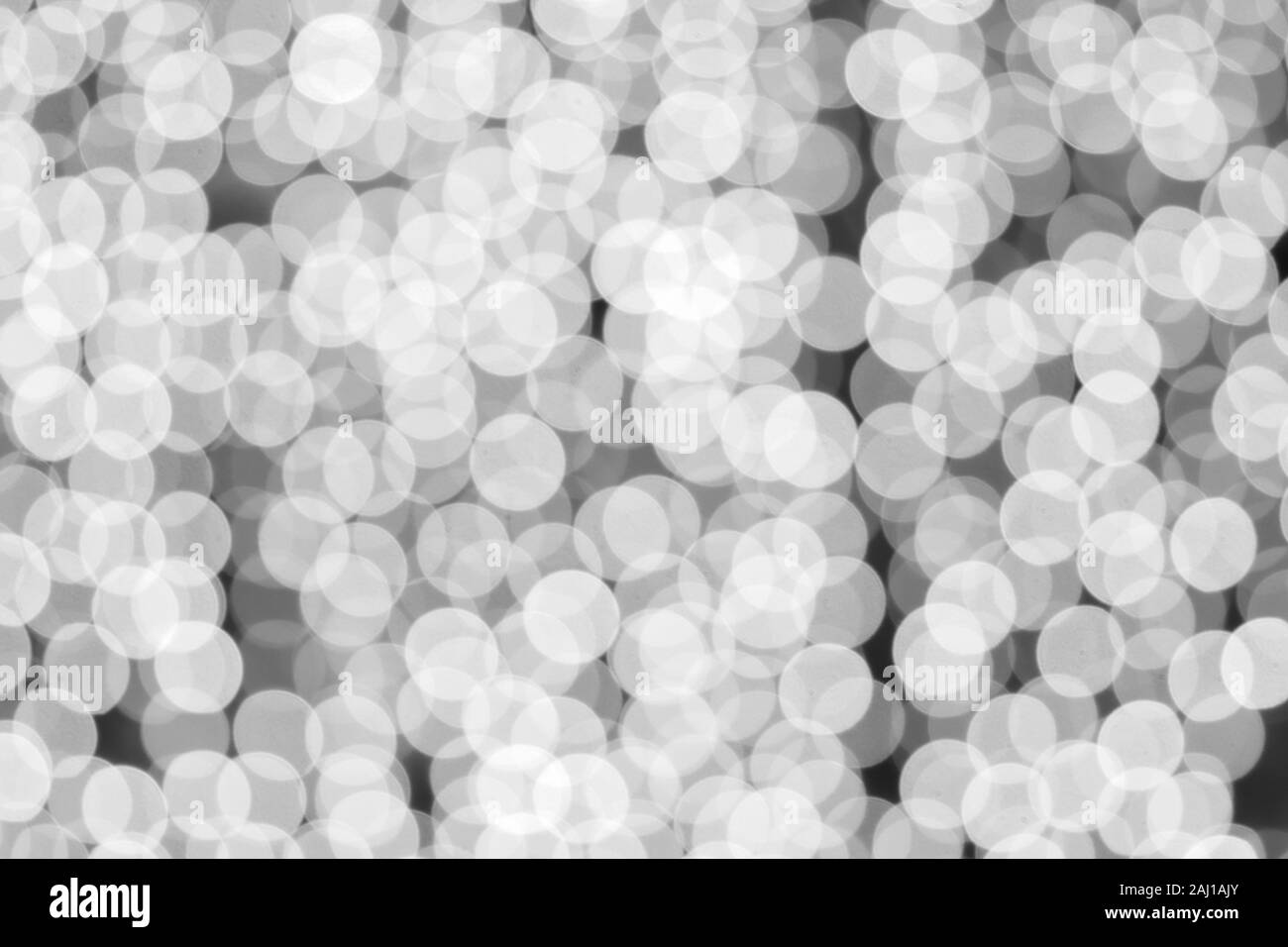 Texture d'arrière-plan des lumières à DEL floues en monochrome Banque D'Images
